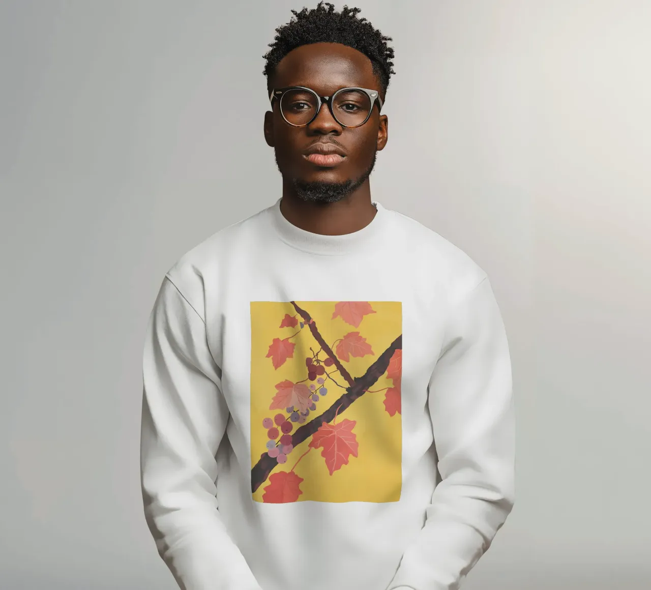 Druivenstok sweatshirt van ThingDesign