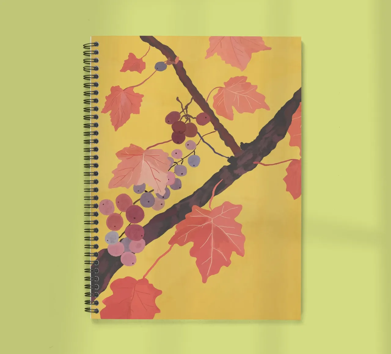 Grapevine spiral notebook by ThingDesign