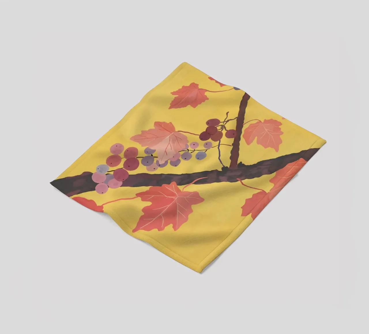 Grapevine fleece blanket by ThingDesign