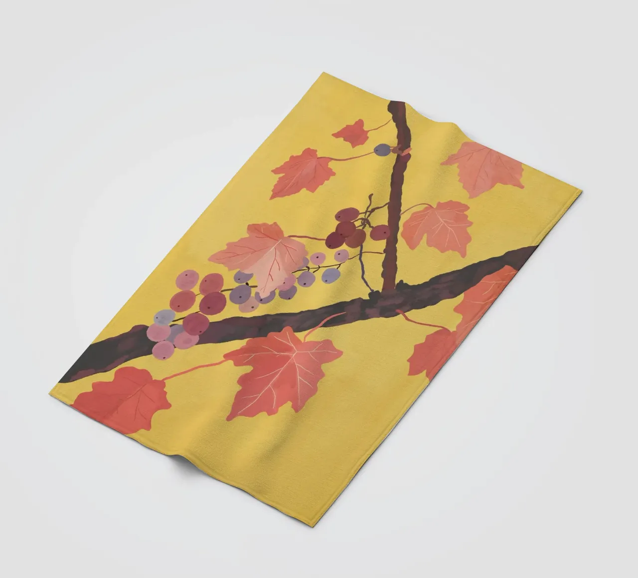 Grapevine fleece blanket by ThingDesign