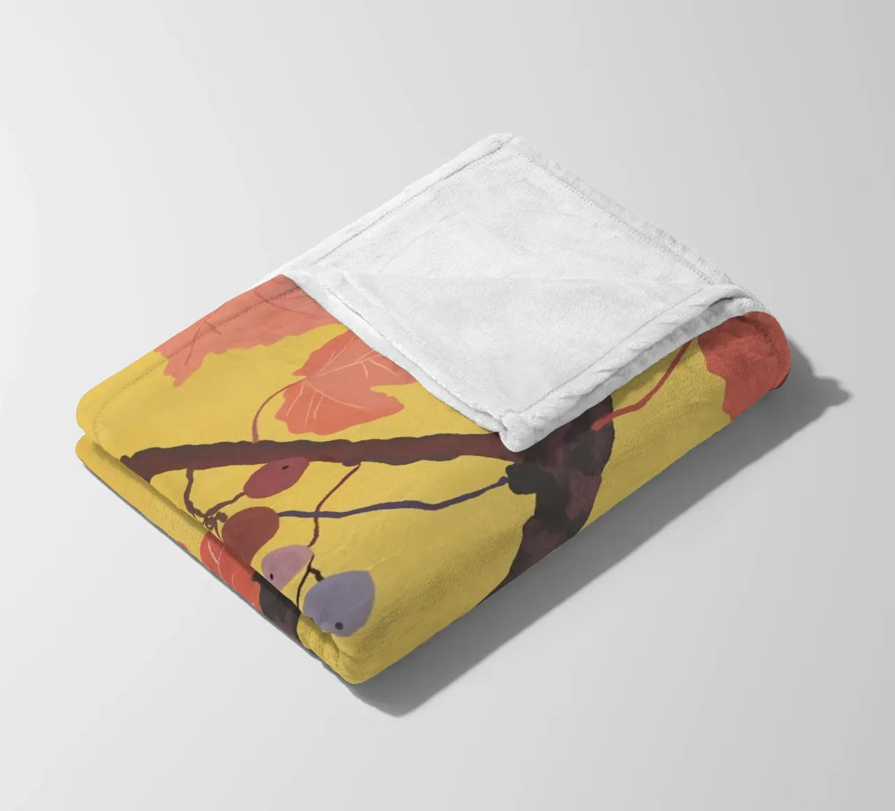 Grapevine fleece blanket by ThingDesign