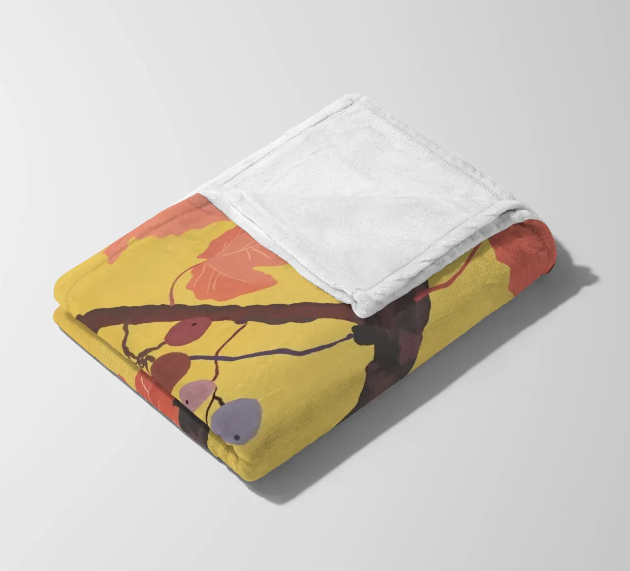 Grapevine fleece blanket by ThingDesign