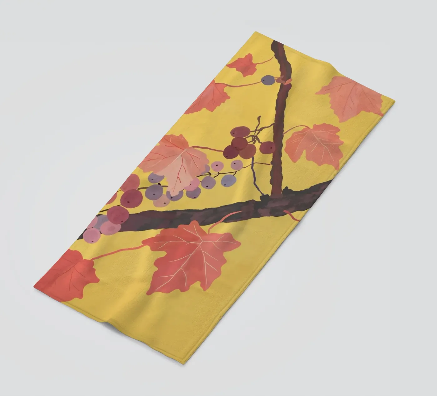 Druivenstok strandhanddoek van ThingDesign