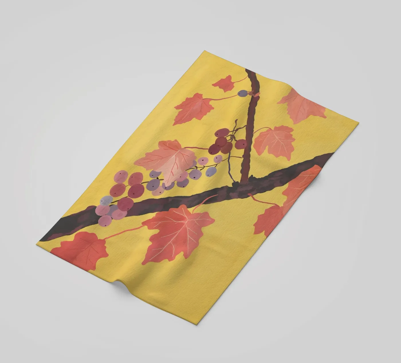 Druivenstok strandhanddoek van ThingDesign
