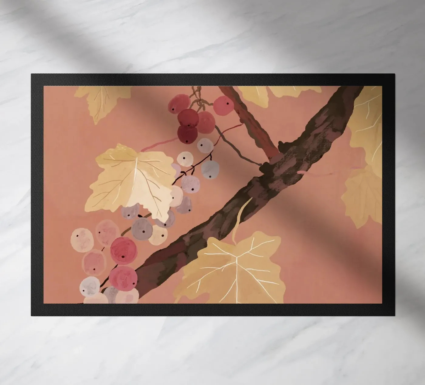 Weinrebe 2 Fußmatte von ThingDesign