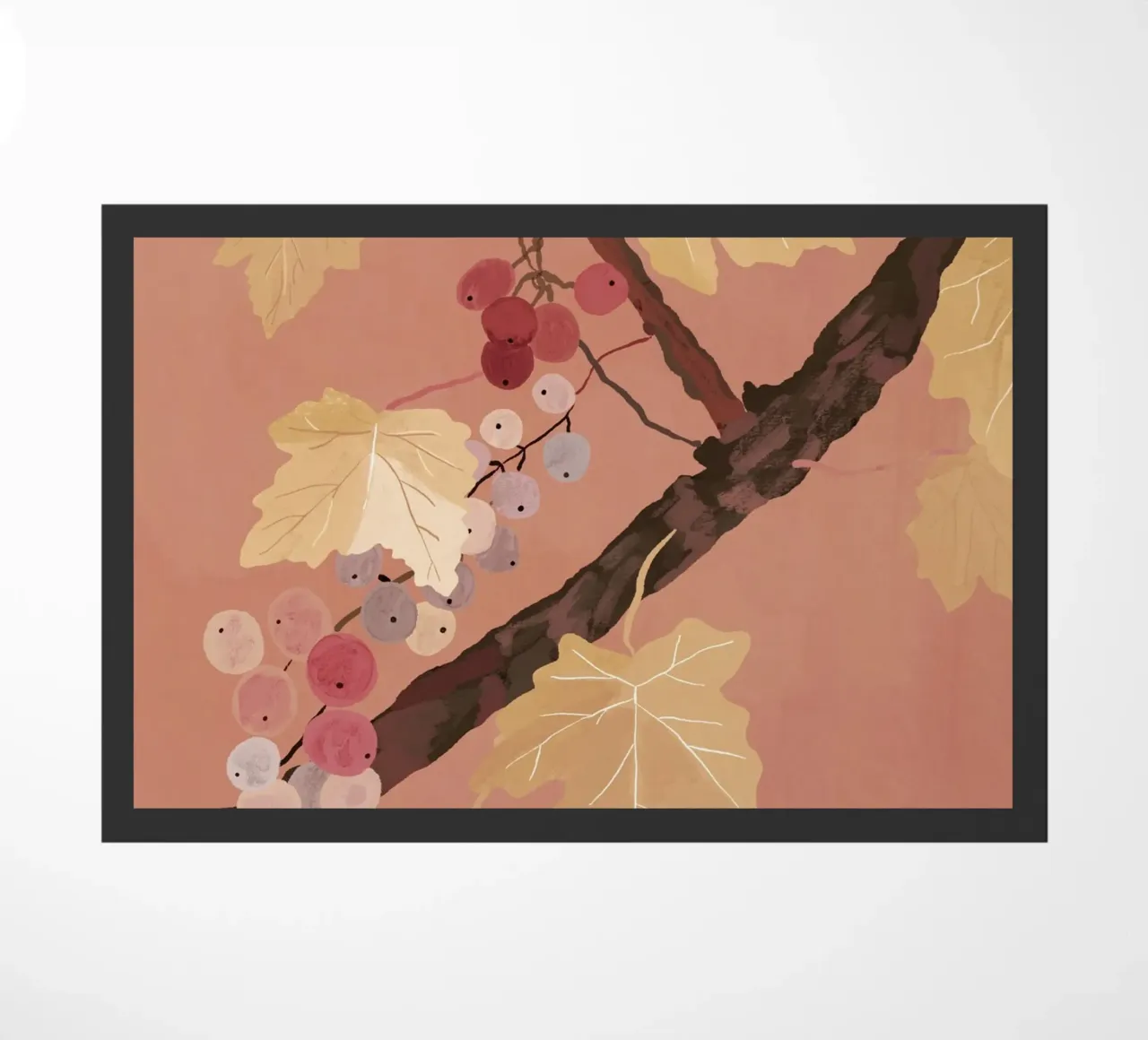 Grapevine 2 doormat by ThingDesign