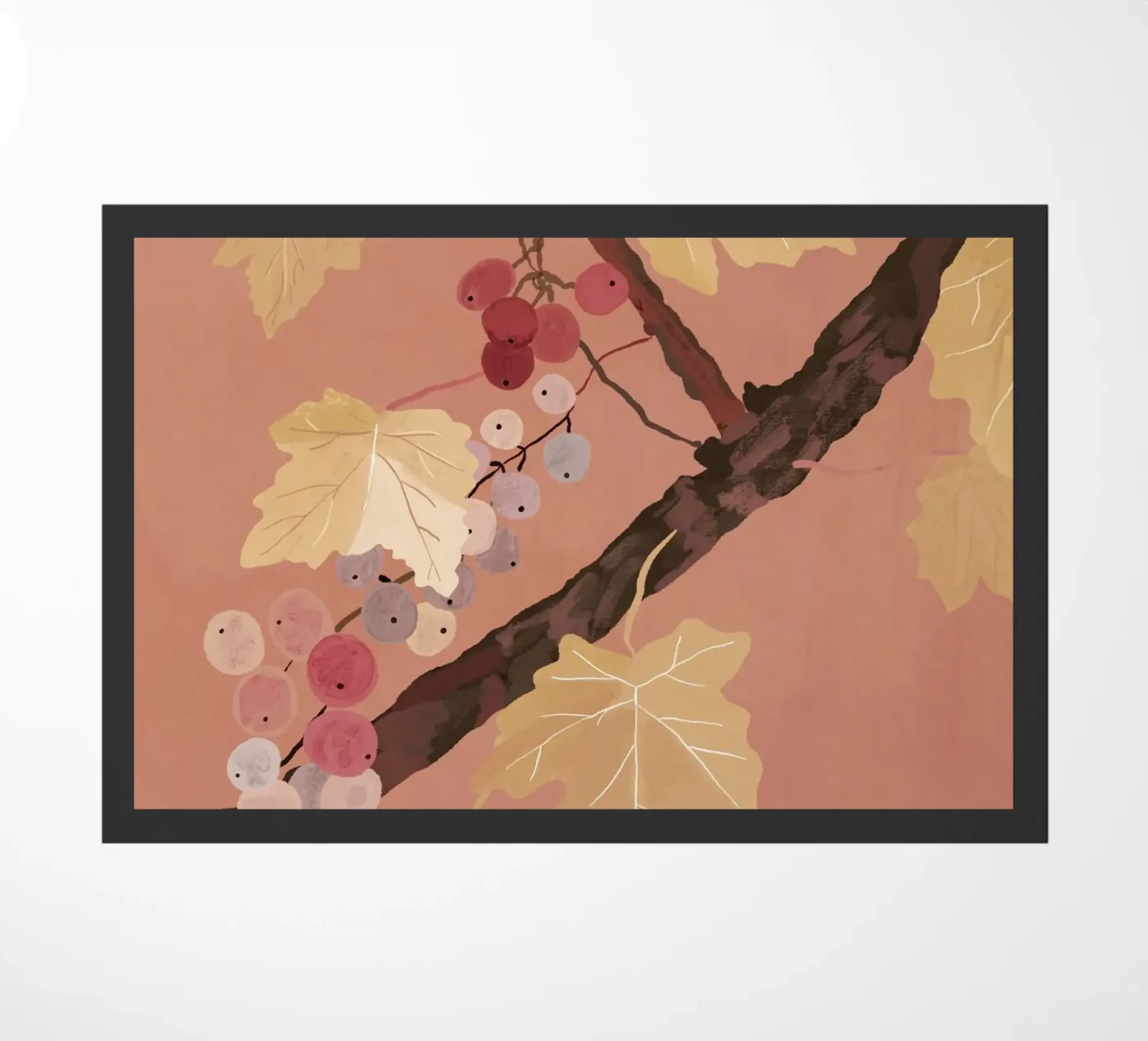 Weinrebe 2 Fußmatte von ThingDesign