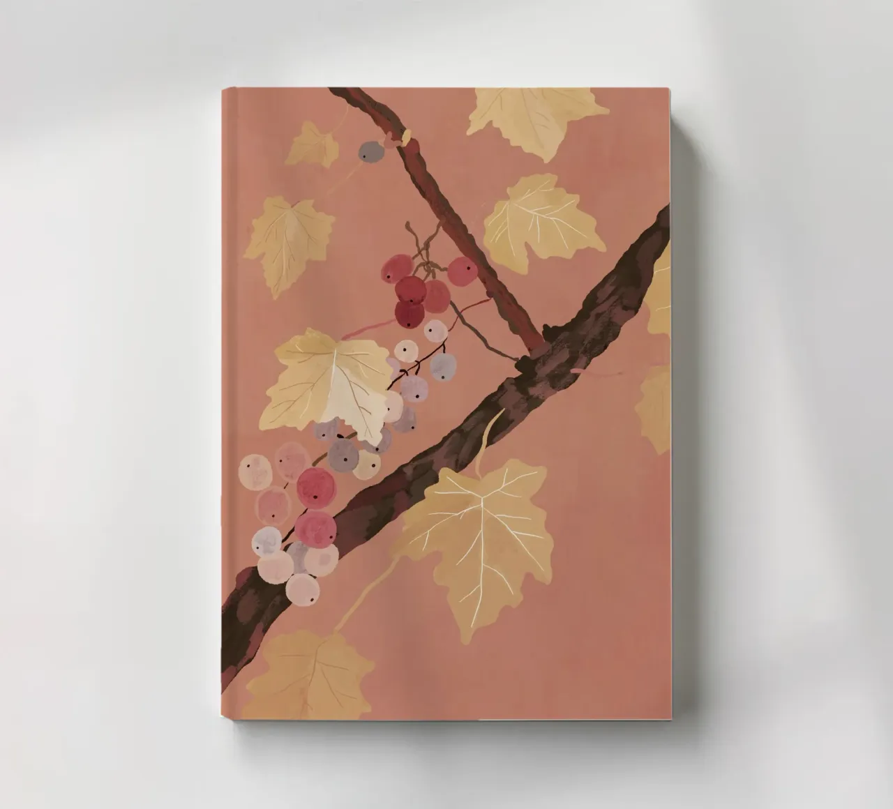 Weinrebe 2 Notizbuch von ThingDesign