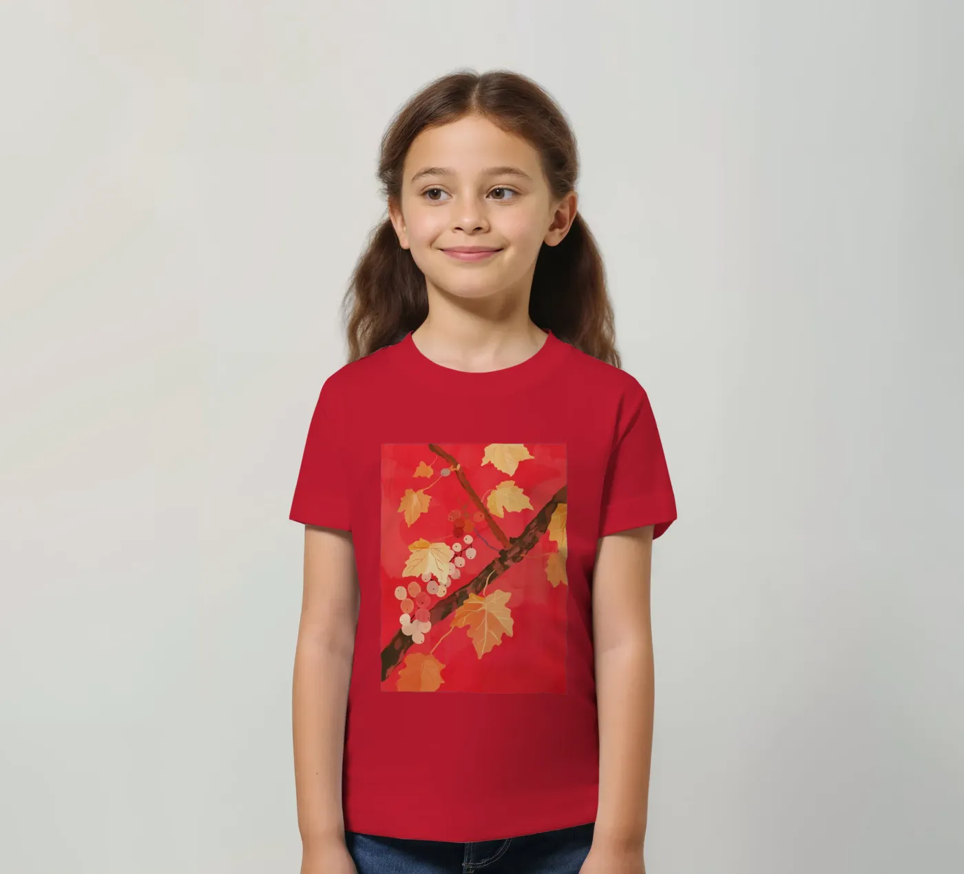 Red Grapevine t-shirt bambini da ThingDesign