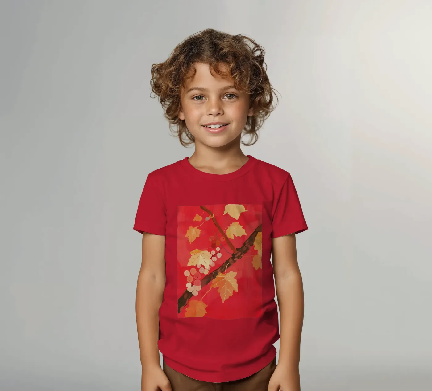 Red Grapevine t-shirt bambini da ThingDesign