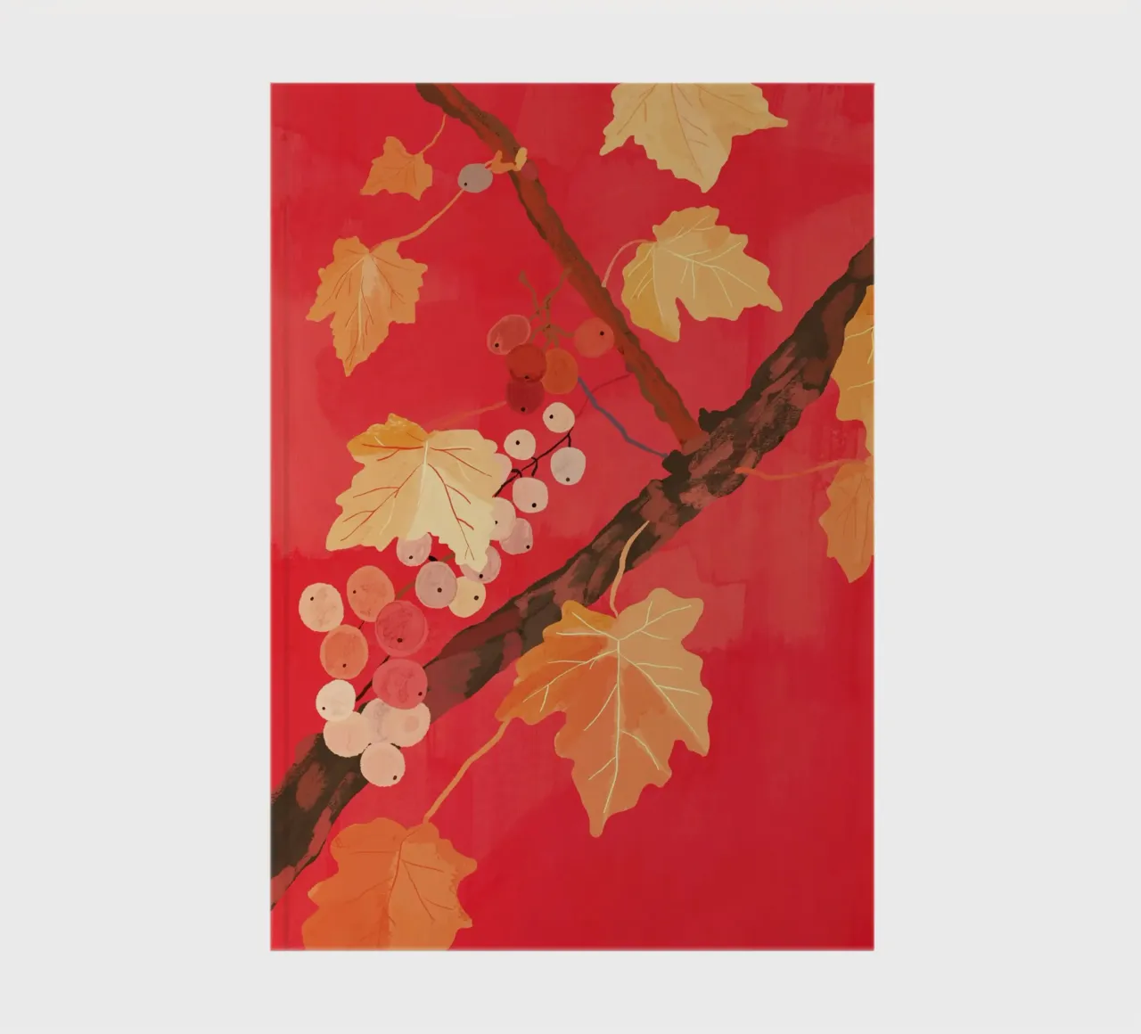 Red Grapevine notebook by ThingDesign