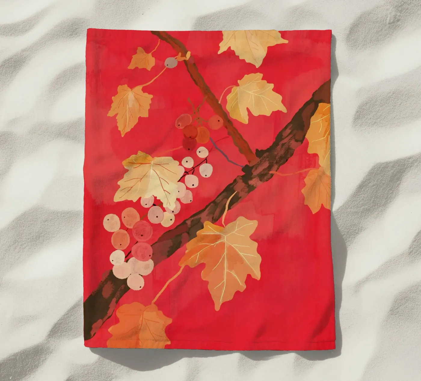 Red Grapevine telo mare da ThingDesign