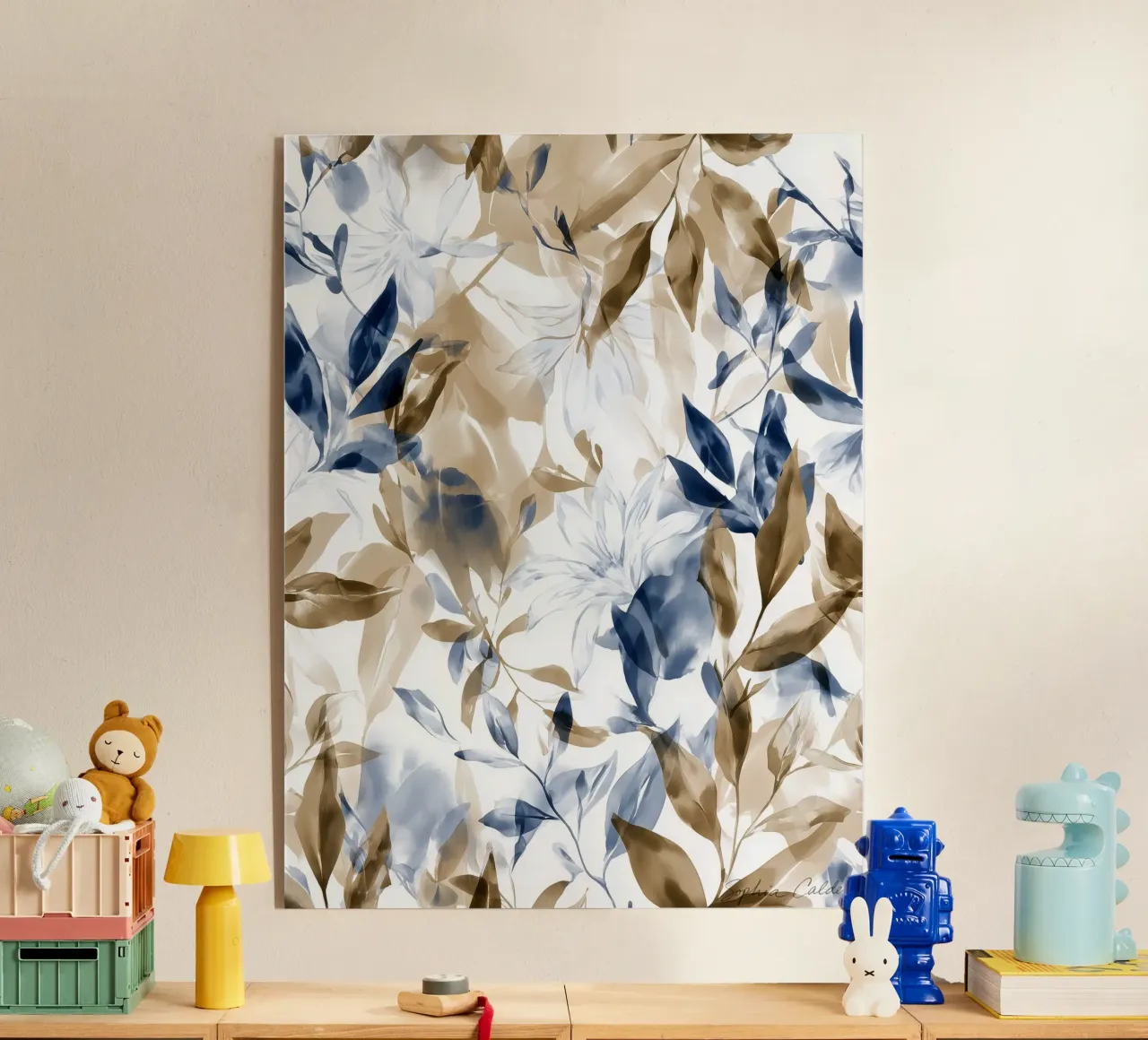 La quiete in fiore plexiglass da Sophia Calder Studio