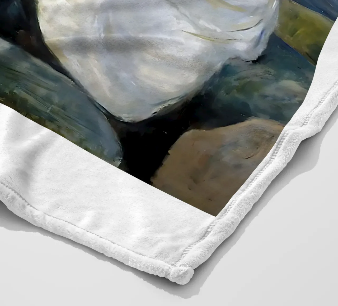 Inger sulla spiaggia di Edvard Munch coperta in pile da kaitlinparkershop
