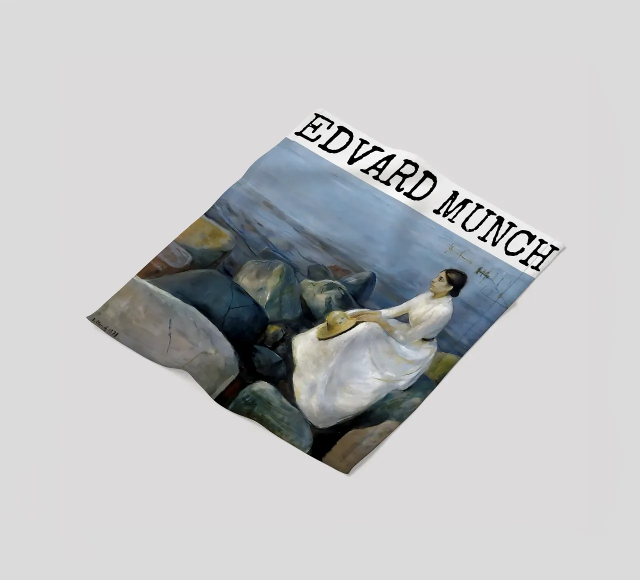 Inger sulla spiaggia di Edvard Munch coperta in pile da kaitlinparkershop