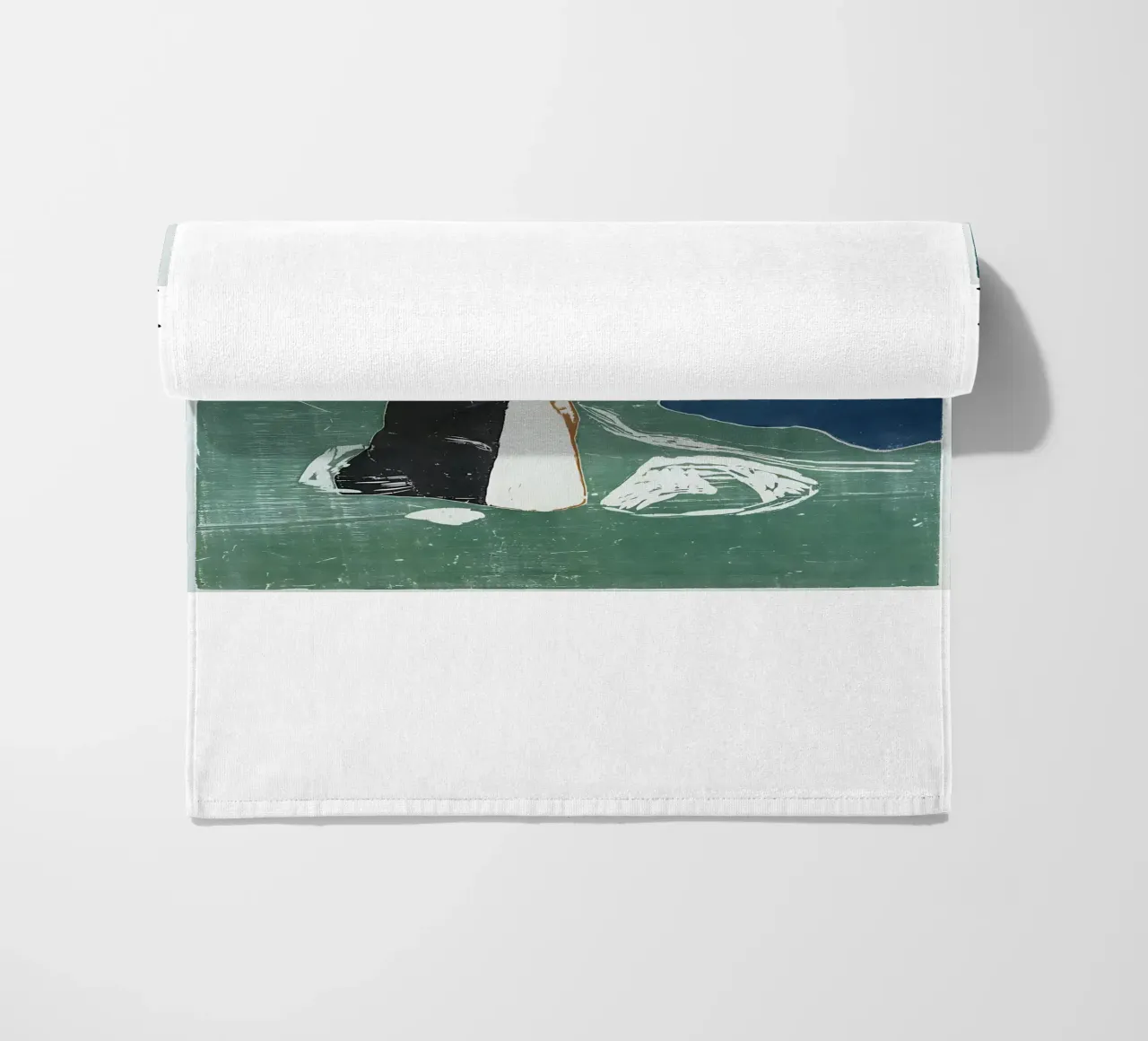 Due donne in riva al mare di Edvard Munch telo mare da kaitlinparkershop