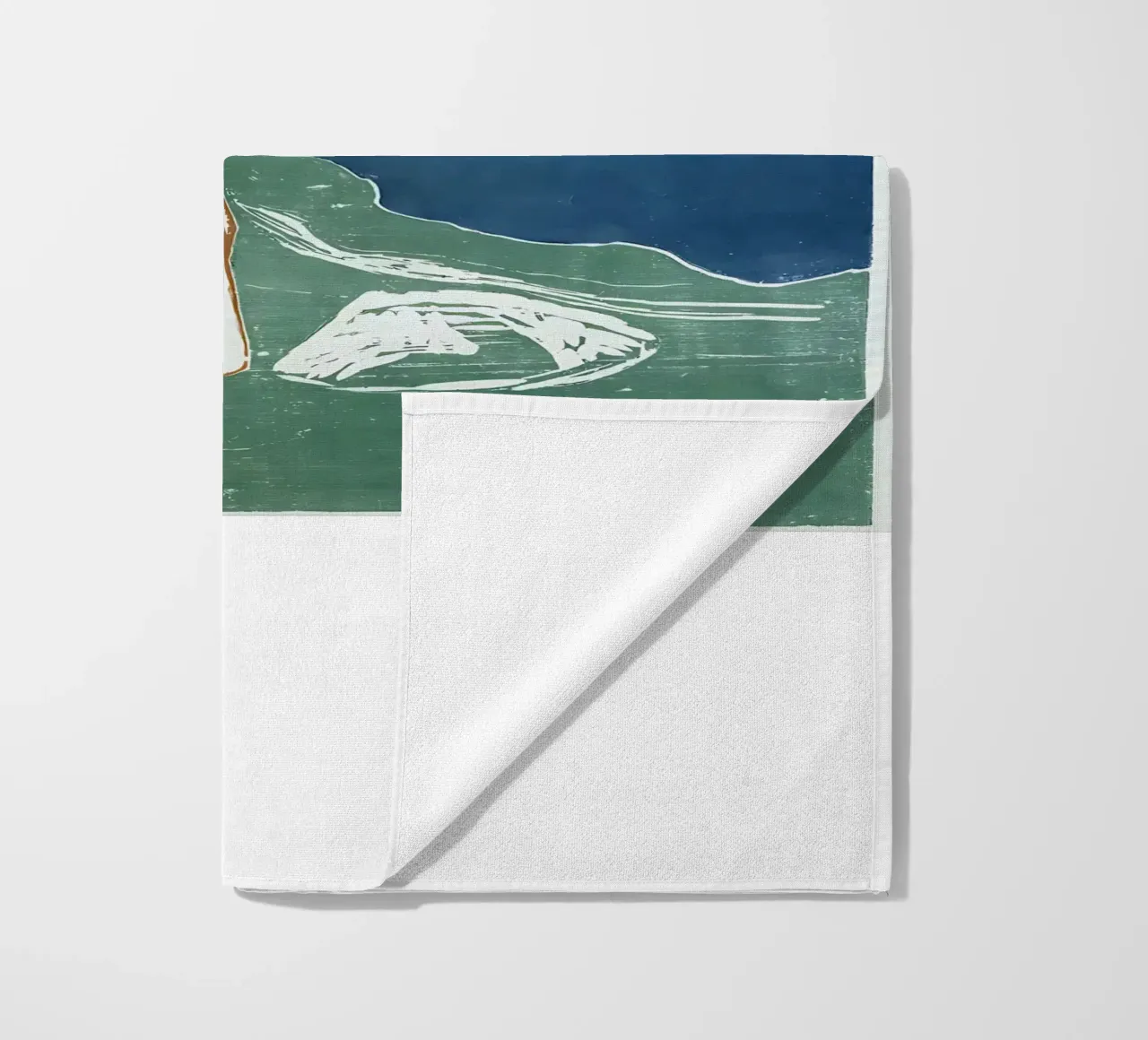 Due donne in riva al mare di Edvard Munch telo mare da kaitlinparkershop