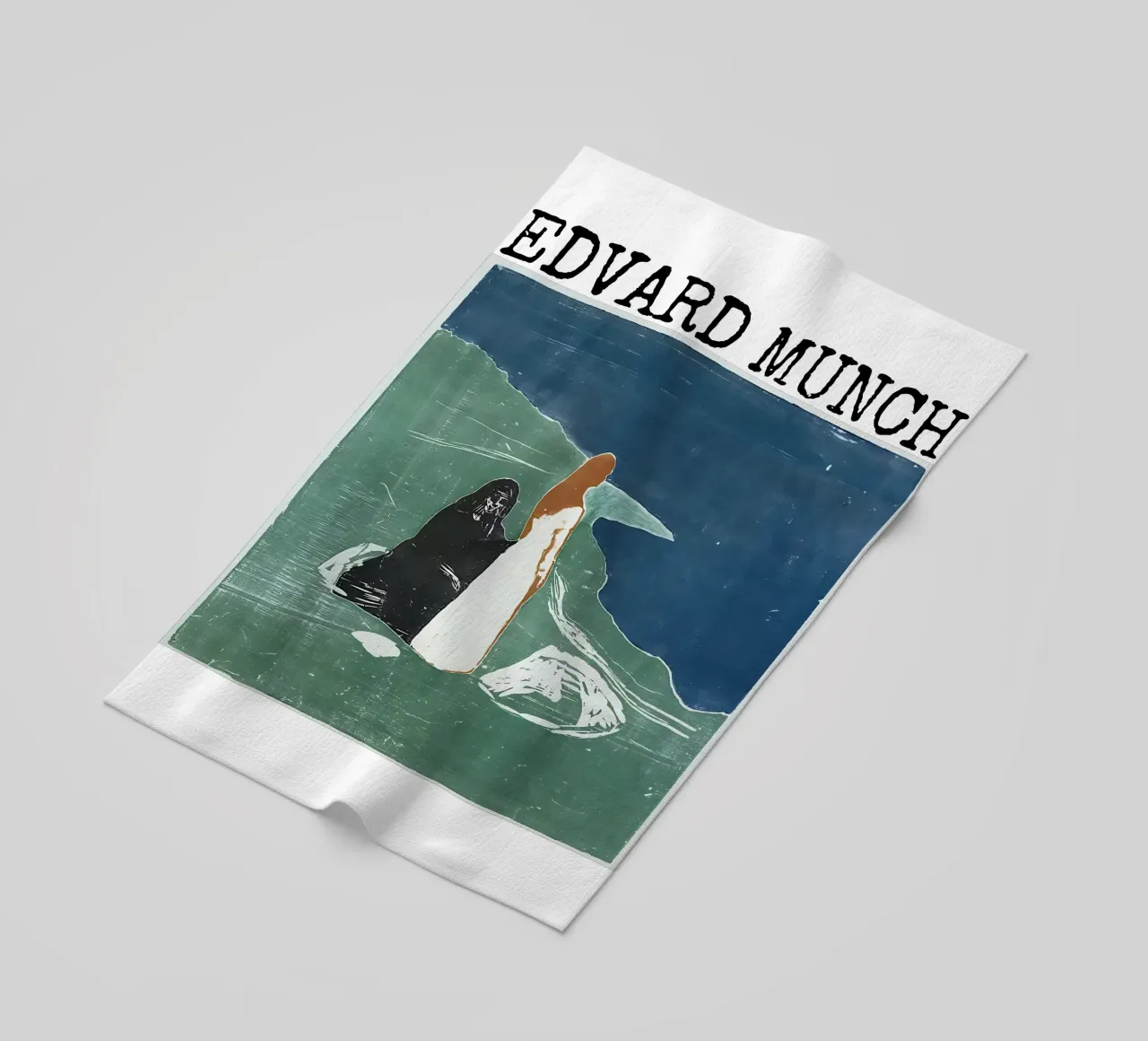 Due donne in riva al mare di Edvard Munch telo mare da kaitlinparkershop