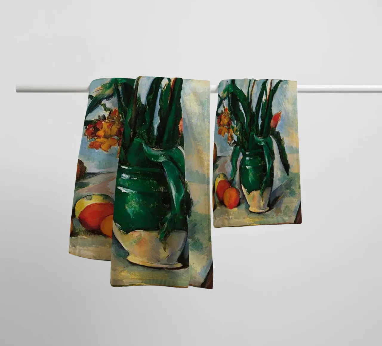 Fiore di Paul Cezanne asciugamano da bagno da Art In The Sky
