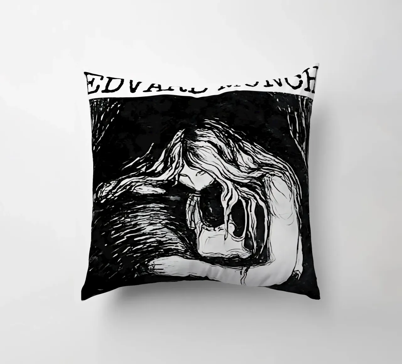 Vampiro II di Edvard Munch cuscino da kaitlinparkershop