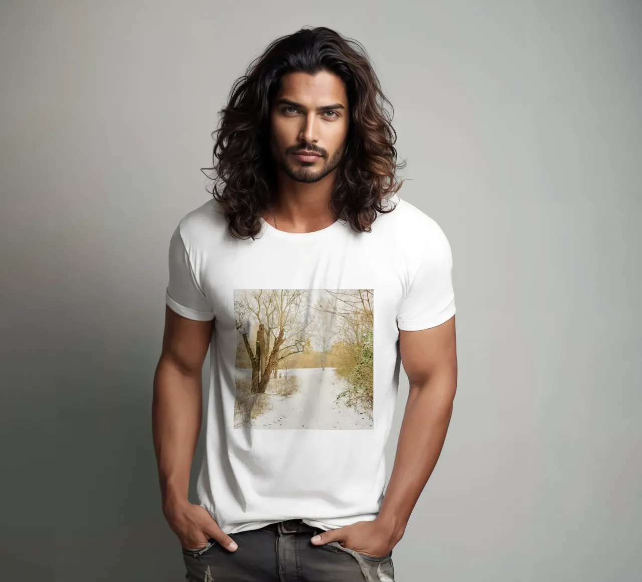 Alberi nel Parco della Neve t-shirt da KISSA STUDIO
