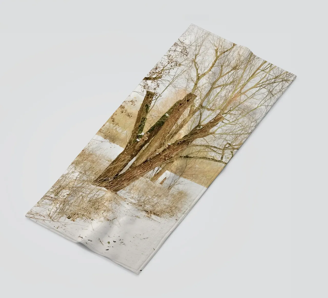 Alberi nel Parco della Neve telo mare da KISSA STUDIO