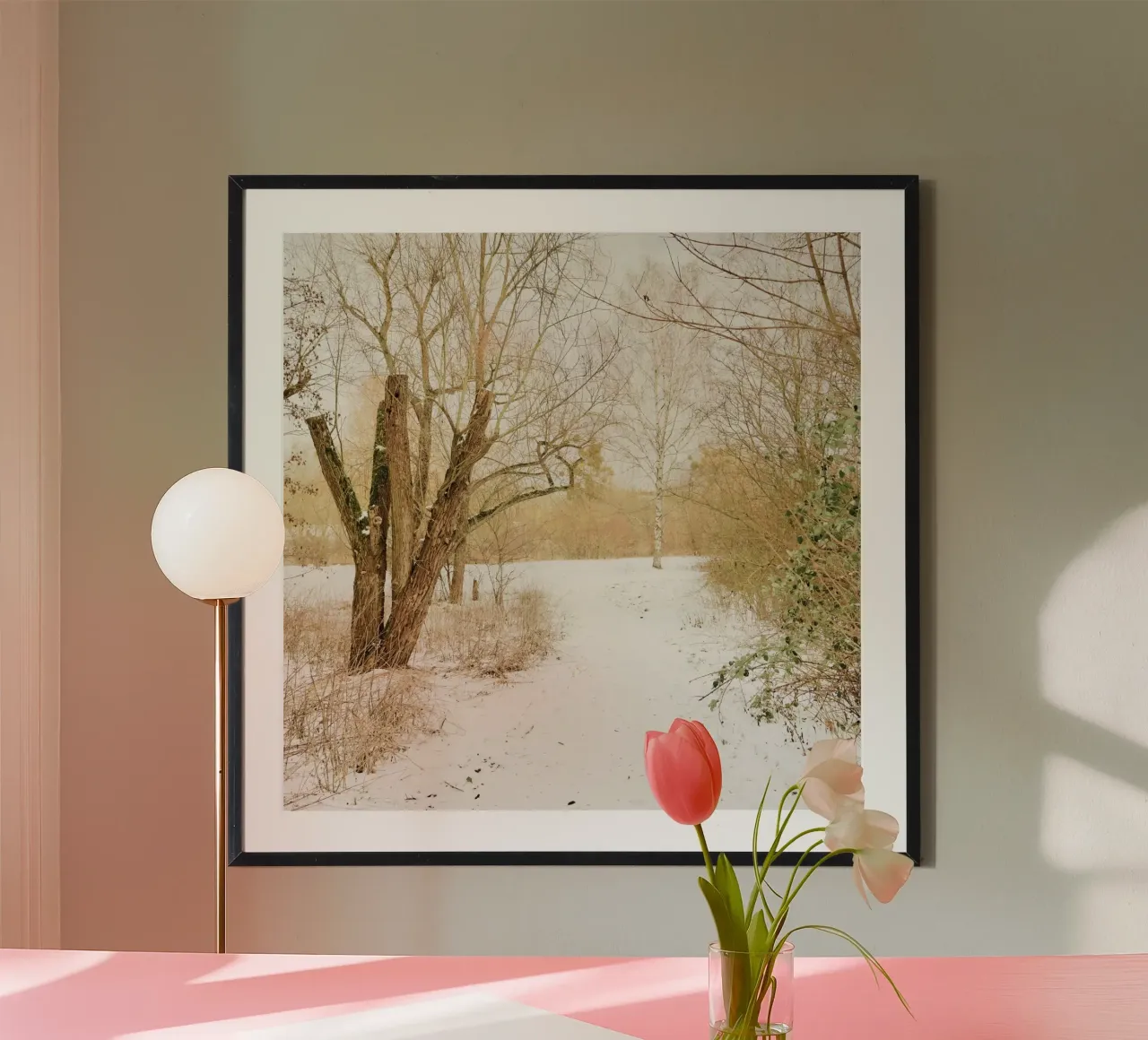Trees in Snow Park hahnemühle by KISSA STUDIO