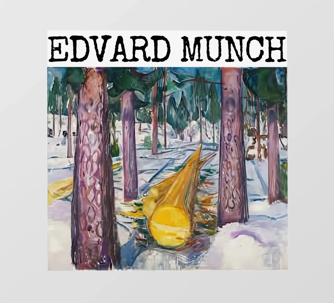 Il ceppo giallo di Edvard Munch pellicola backlit da kaitlinparkershop