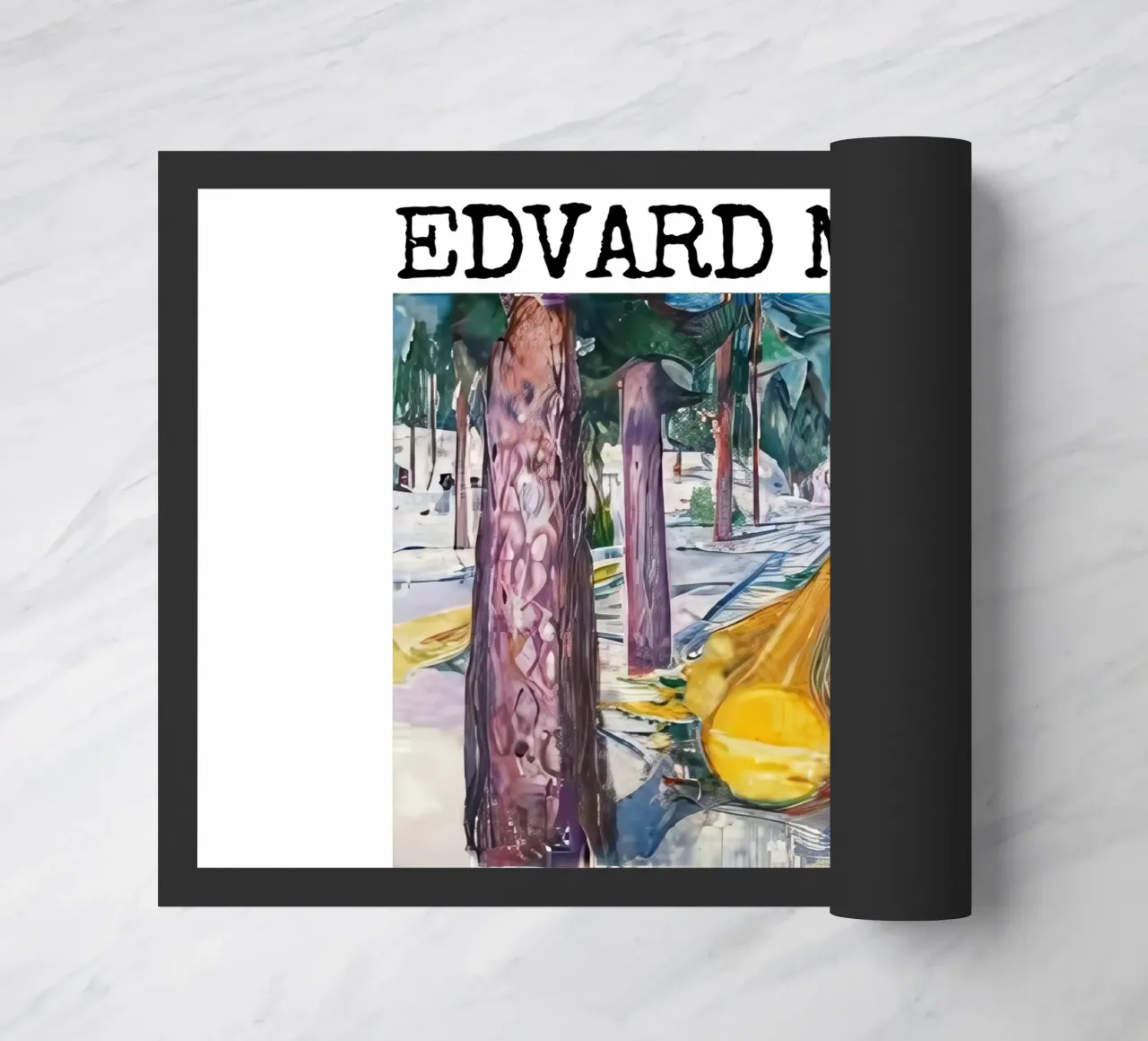 Il ceppo giallo di Edvard Munch zerbino da kaitlinparkershop