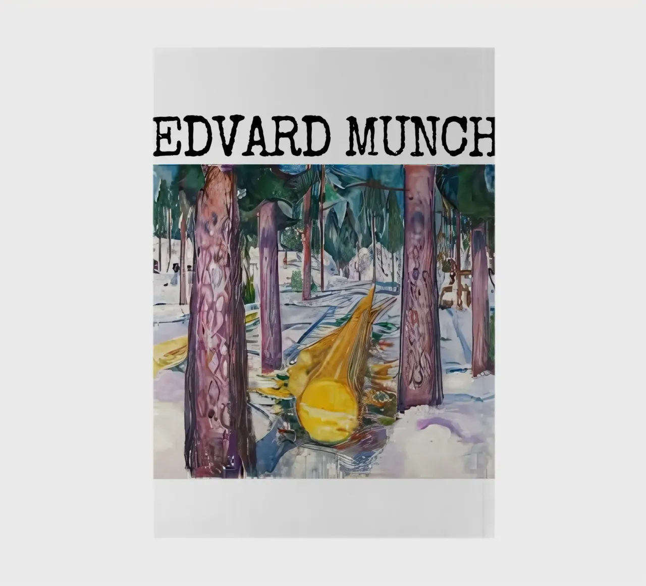 The Yellow Log by Edvard Munch notebook by kaitlinparkershop