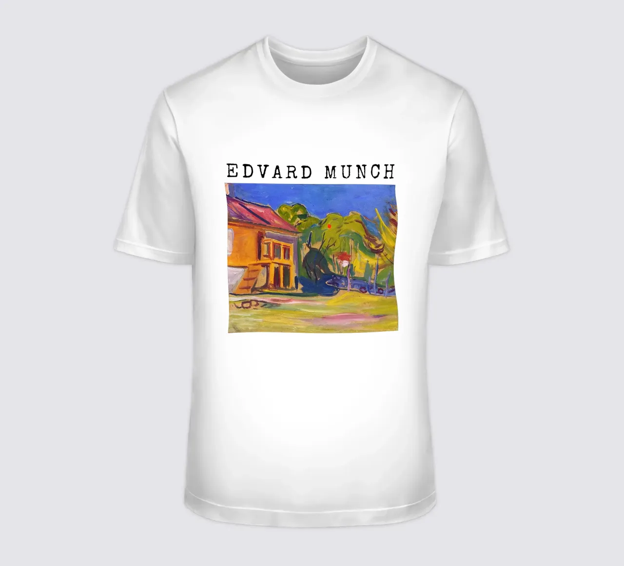 La casa di Munch a Åsgårdstrand di Edvard Munch t-shirt da kaitlinparkershop