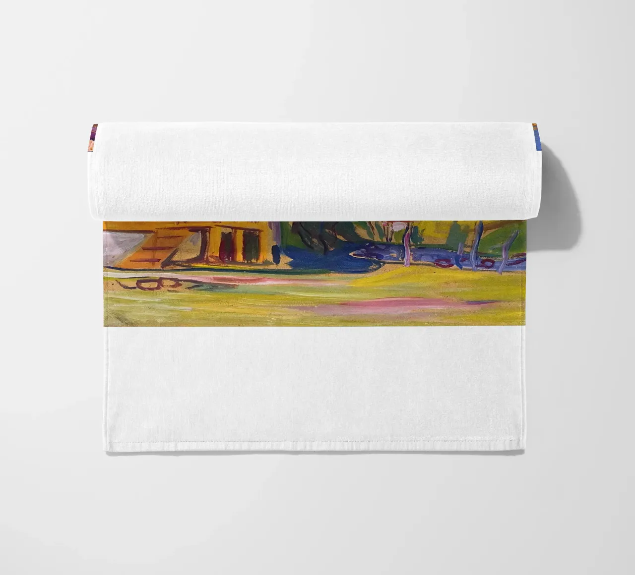 La casa di Munch a Åsgårdstrand di Edvard Munch telo mare da kaitlinparkershop