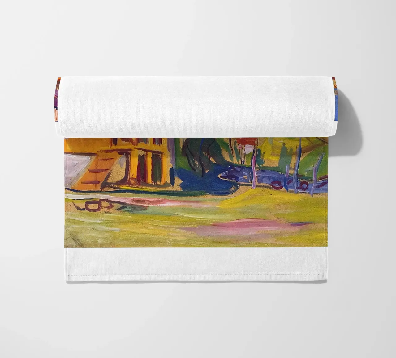 La casa di Munch a Åsgårdstrand di Edvard Munch telo mare da kaitlinparkershop