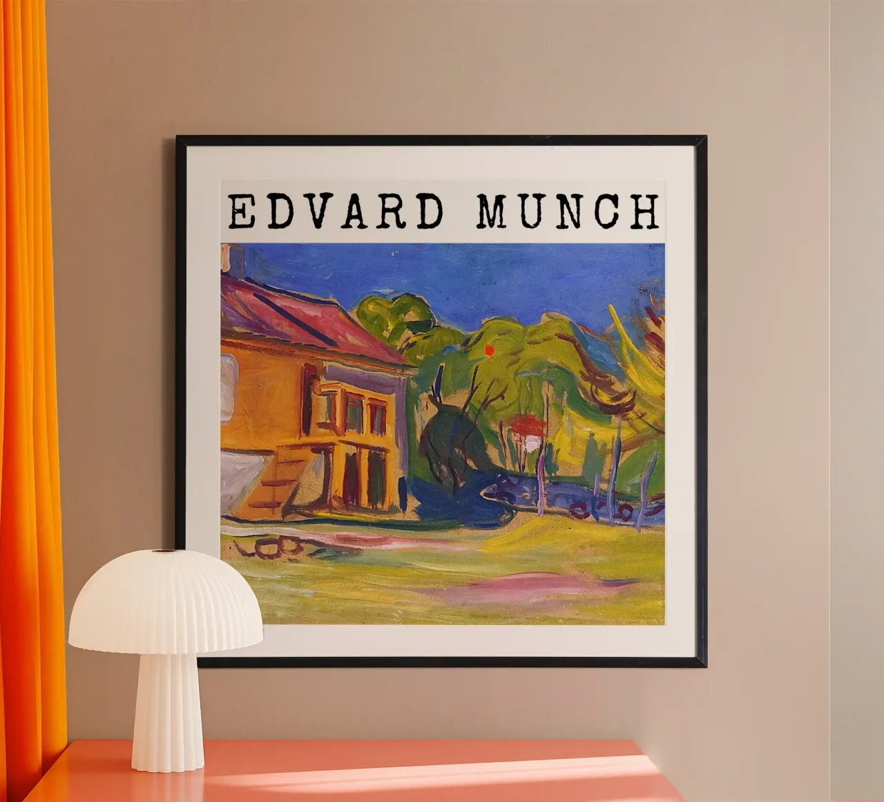 La casa di Munch a Åsgårdstrand di Edvard Munch carta hahnemühle da kaitlinparkershop