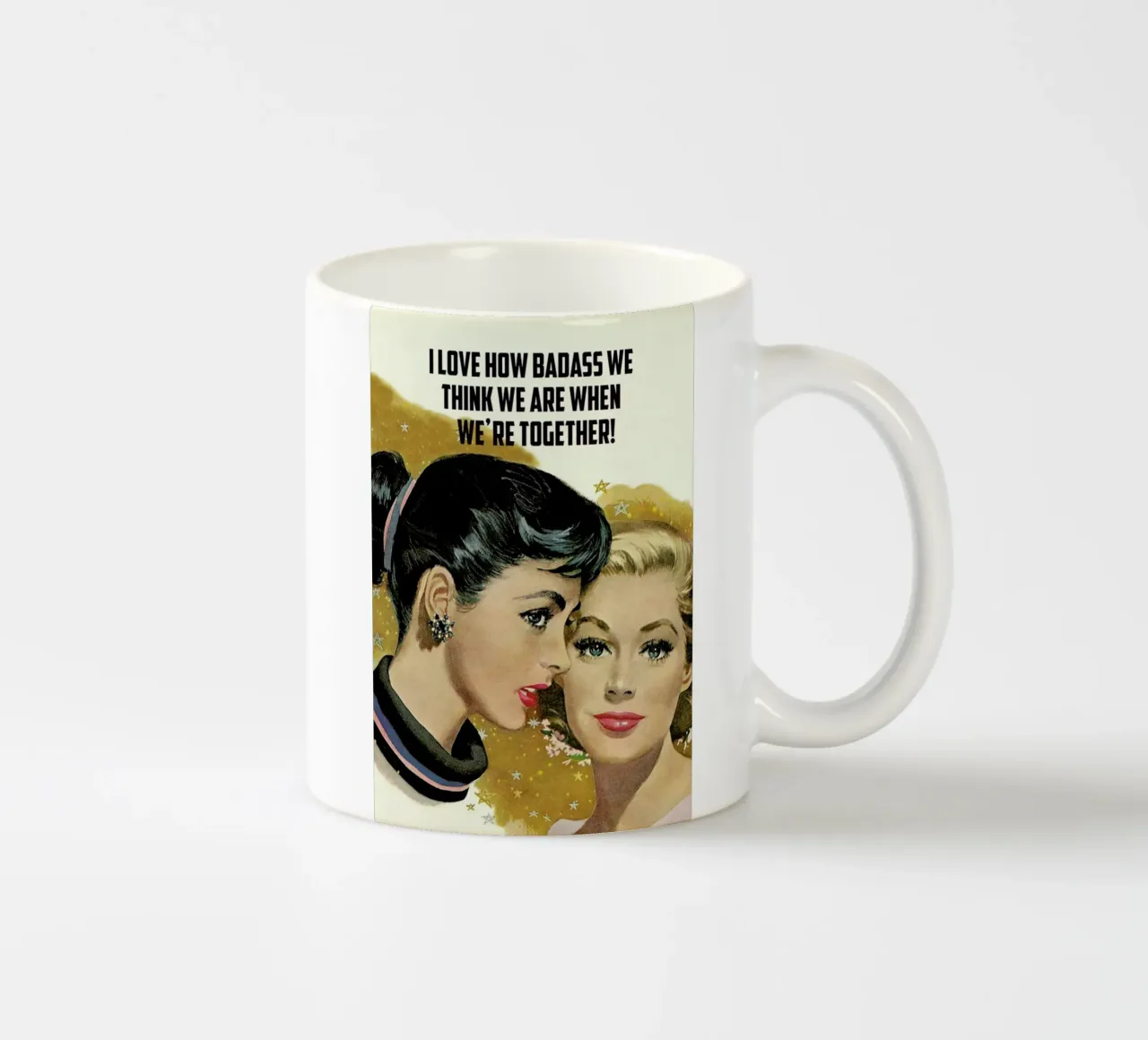 I Love How Badass taza de cerámica de Gallery Print and Art Limited