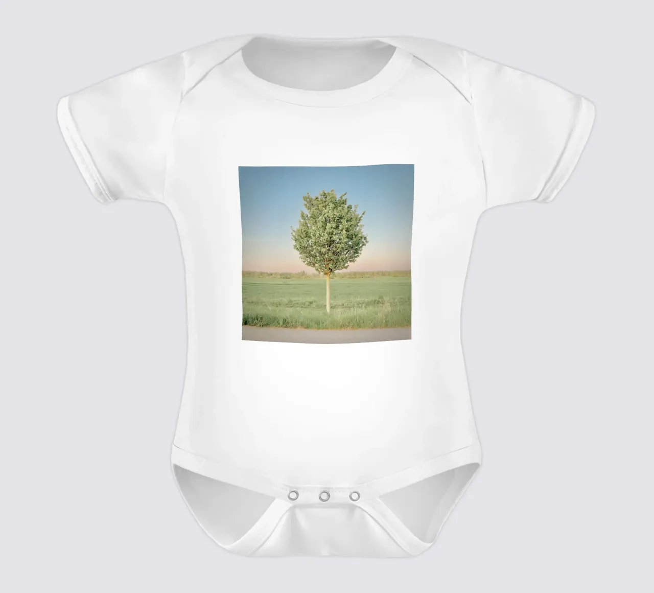Albero di primavera body neonato maniche corte da KISSA STUDIO
