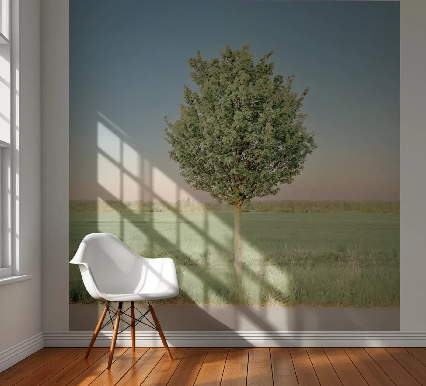 Spring Tree fotobehang van KISSA STUDIO