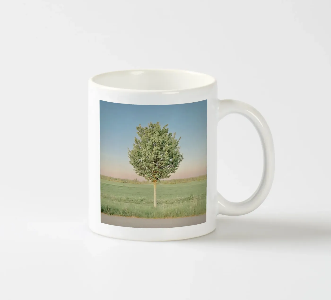 Spring Tree ceramic mug by KISSA STUDIO