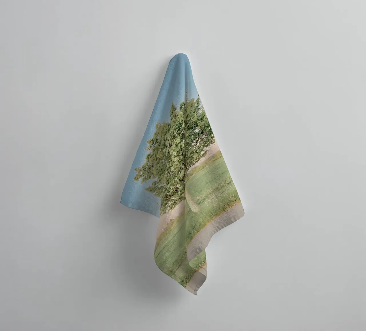 Spring Tree towel by KISSA STUDIO
