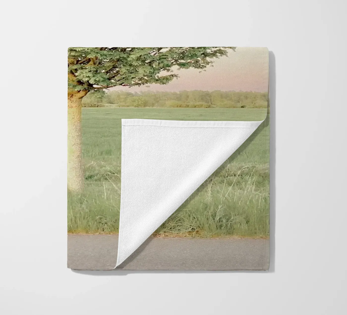 Spring Tree beach towel by KISSA STUDIO