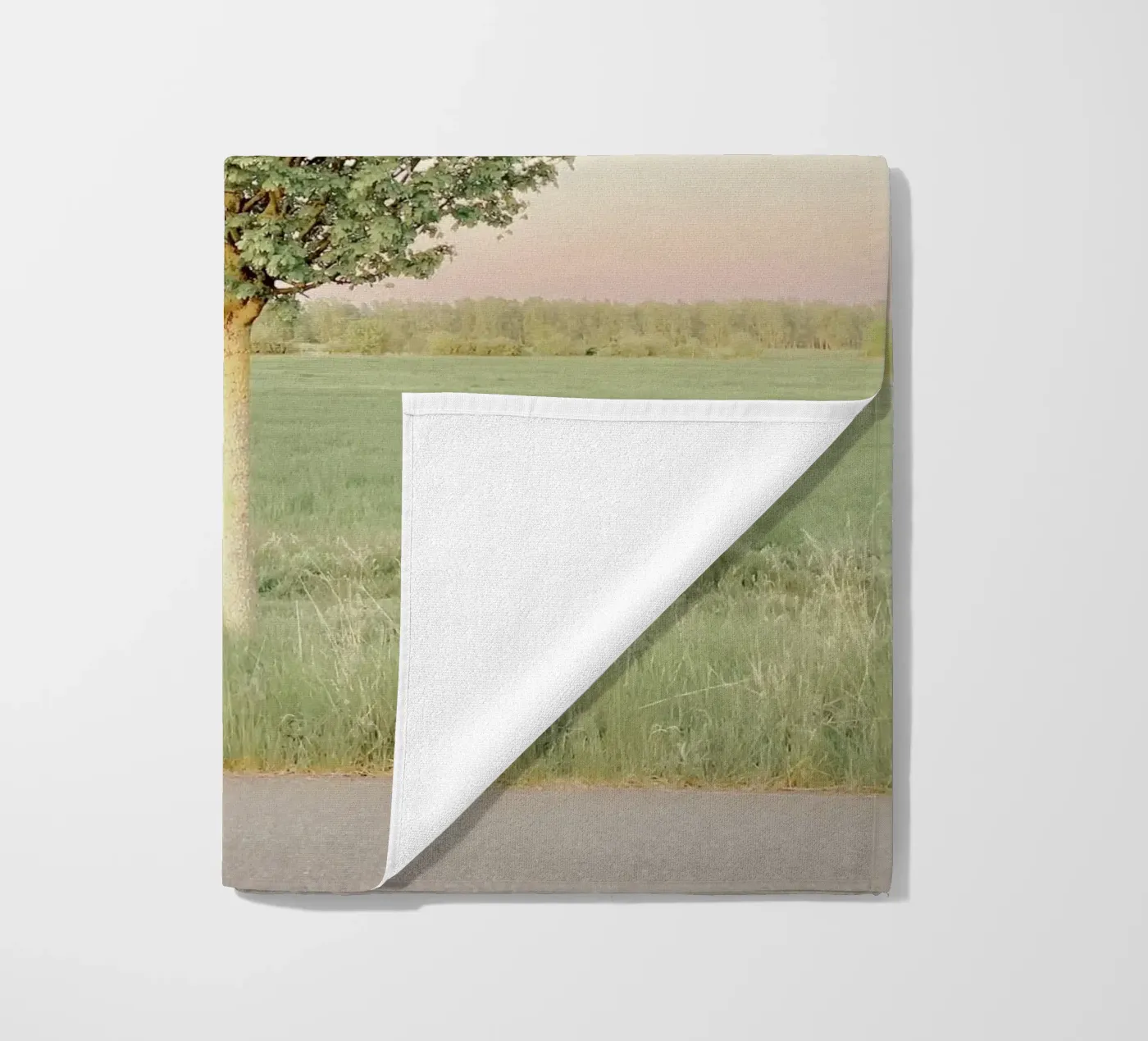 Spring Tree beach towel by KISSA STUDIO