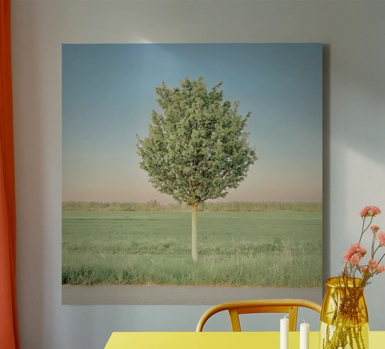 Spring Tree canvas by KISSA STUDIO
