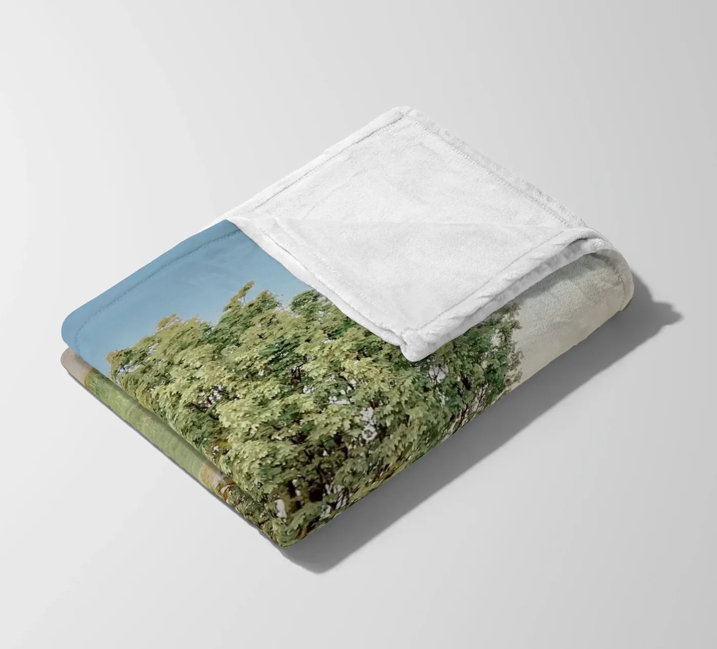 Spring Tree Fleecedecke von KISSA STUDIO