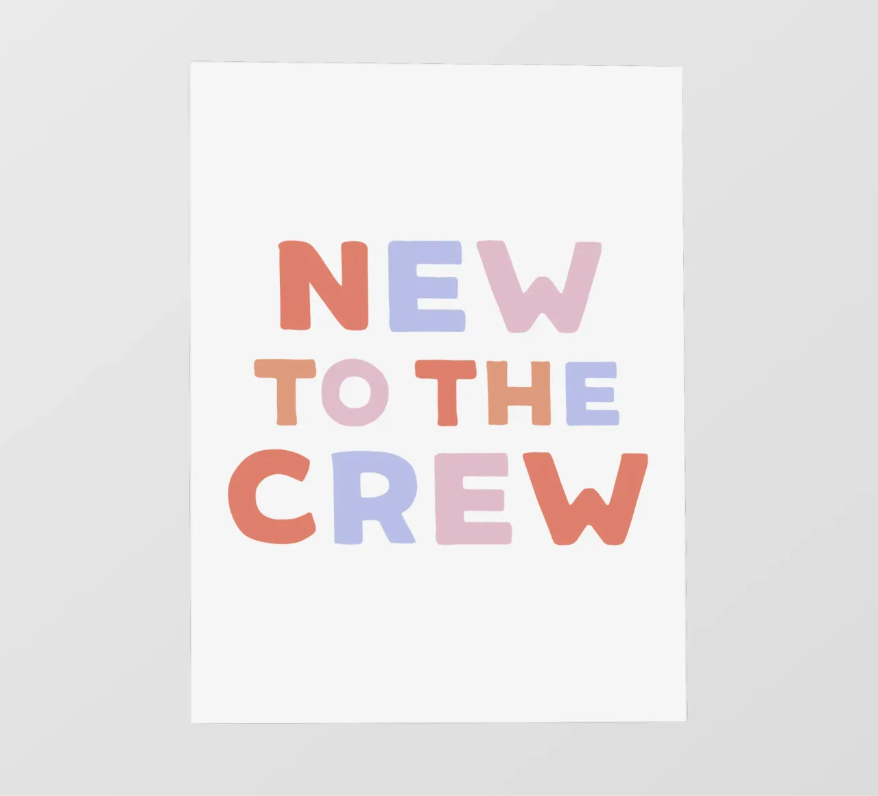 New to the crew pellicola backlit da we line studio - art