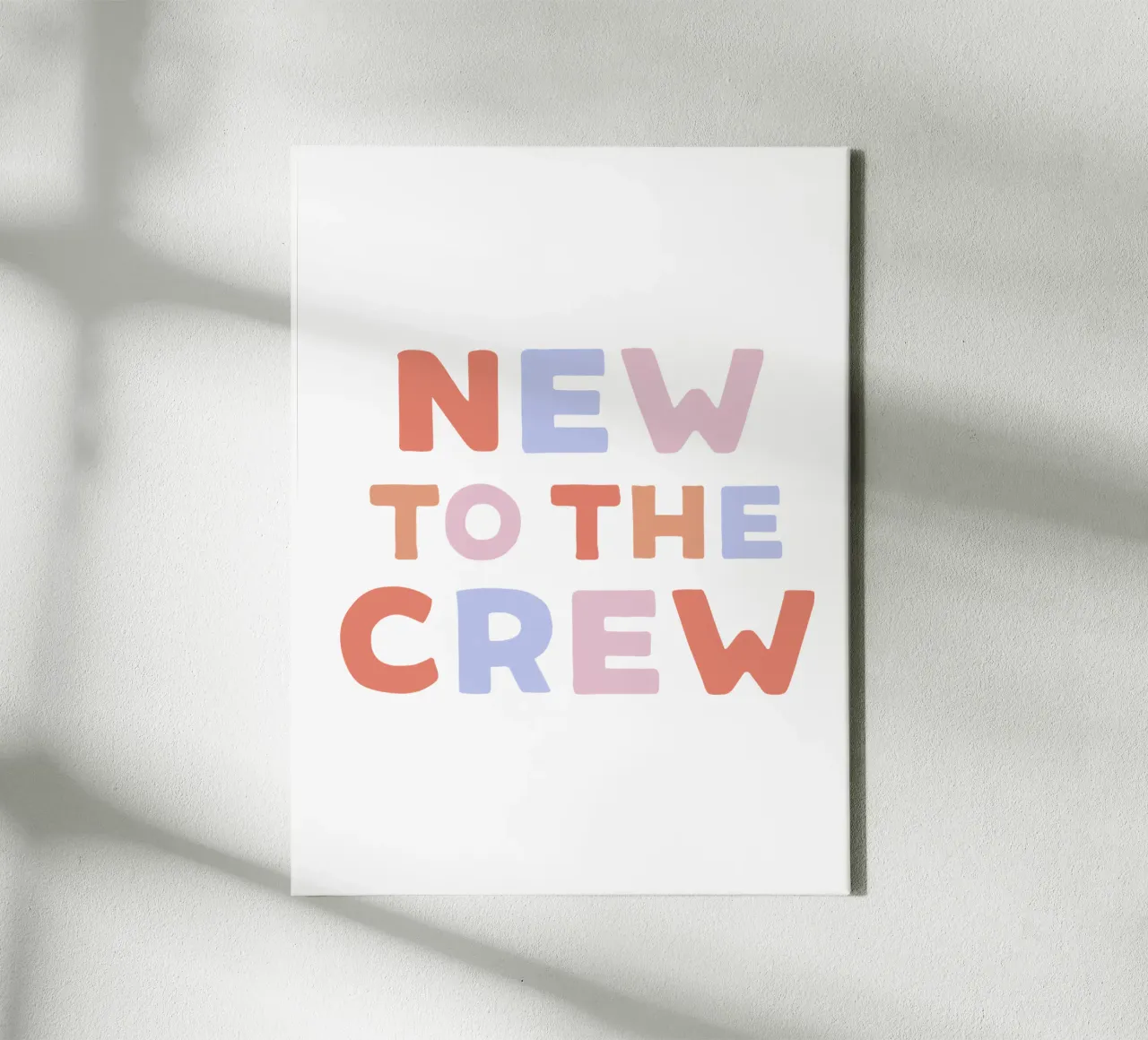 New to the crew tela con Cornice a cassetta da we line studio - art