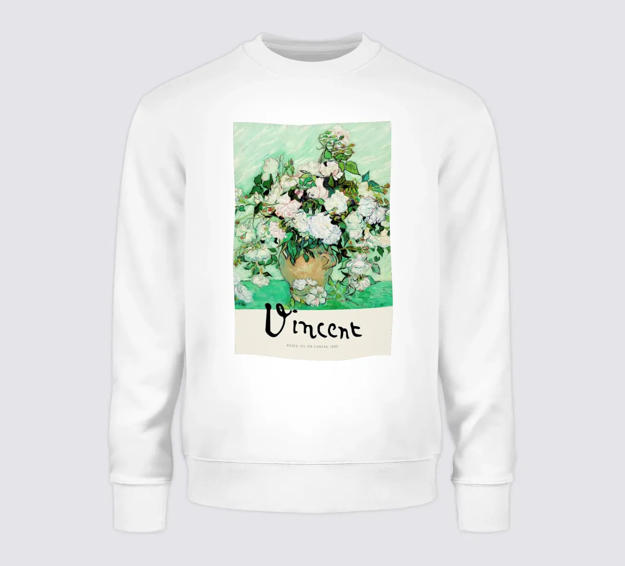 Signed, Vincent – Roses felpa da Vintage by JUNIQE