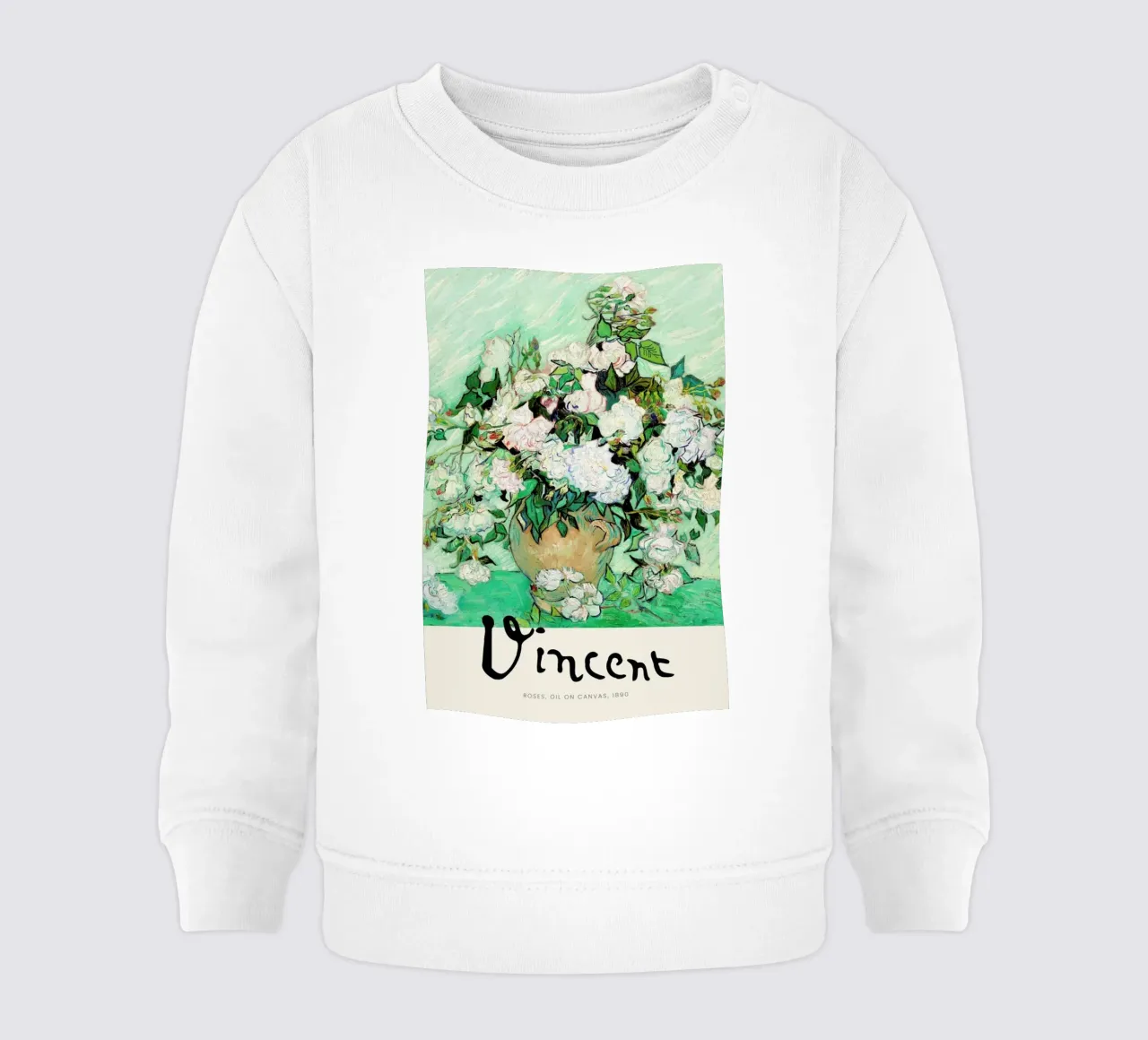 Signed, Vincent – Roses felpa neonato da Vintage by JUNIQE