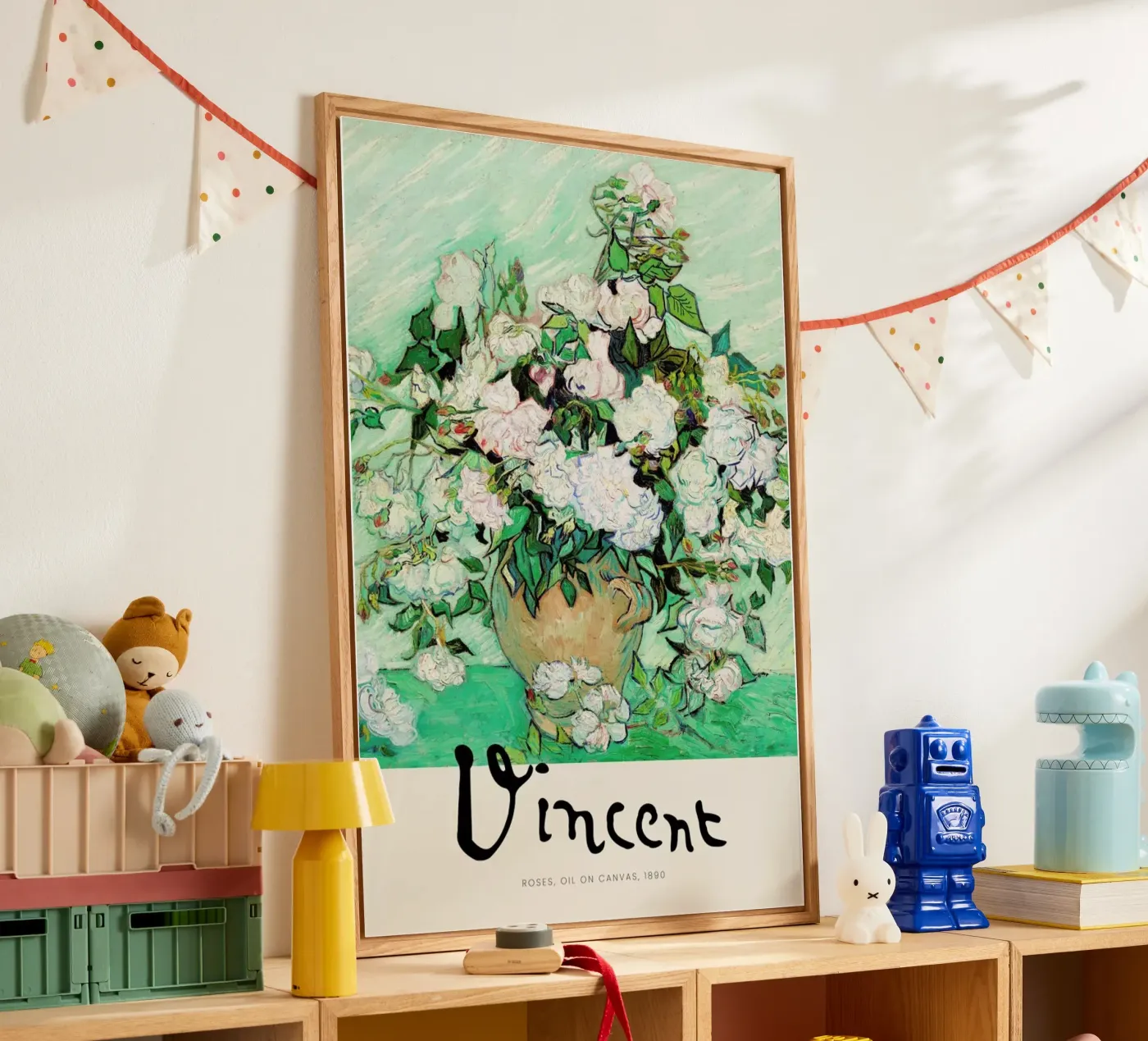 Signed, Vincent – Roses plexiglas de Vintage by JUNIQE
