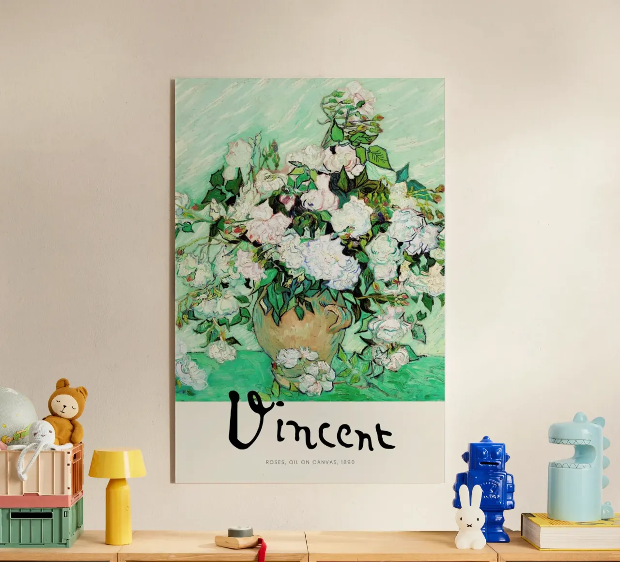 Signed, Vincent – Roses plexiglass da Vintage by JUNIQE
