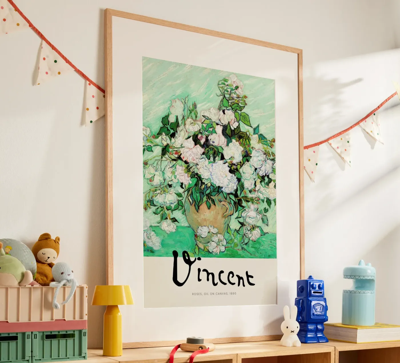 Signed, Vincent – Roses Poster von Vintage by JUNIQE